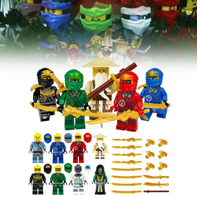 Mini Ninjago Figure Toy Building Block Set Kids Early Educational Durable Gift