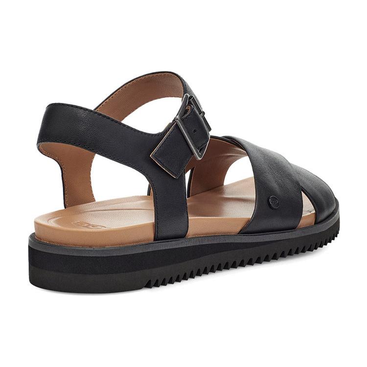 UGG Sandalia Zoie Sandalias Negro Marrón Mujer 1116372-BLK