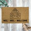 Personalized  Coir Doormat Funny Outdoor Doormat Gift for DJ Modern Doormat Entryway Rug Front Door Mat Men New Home Gift