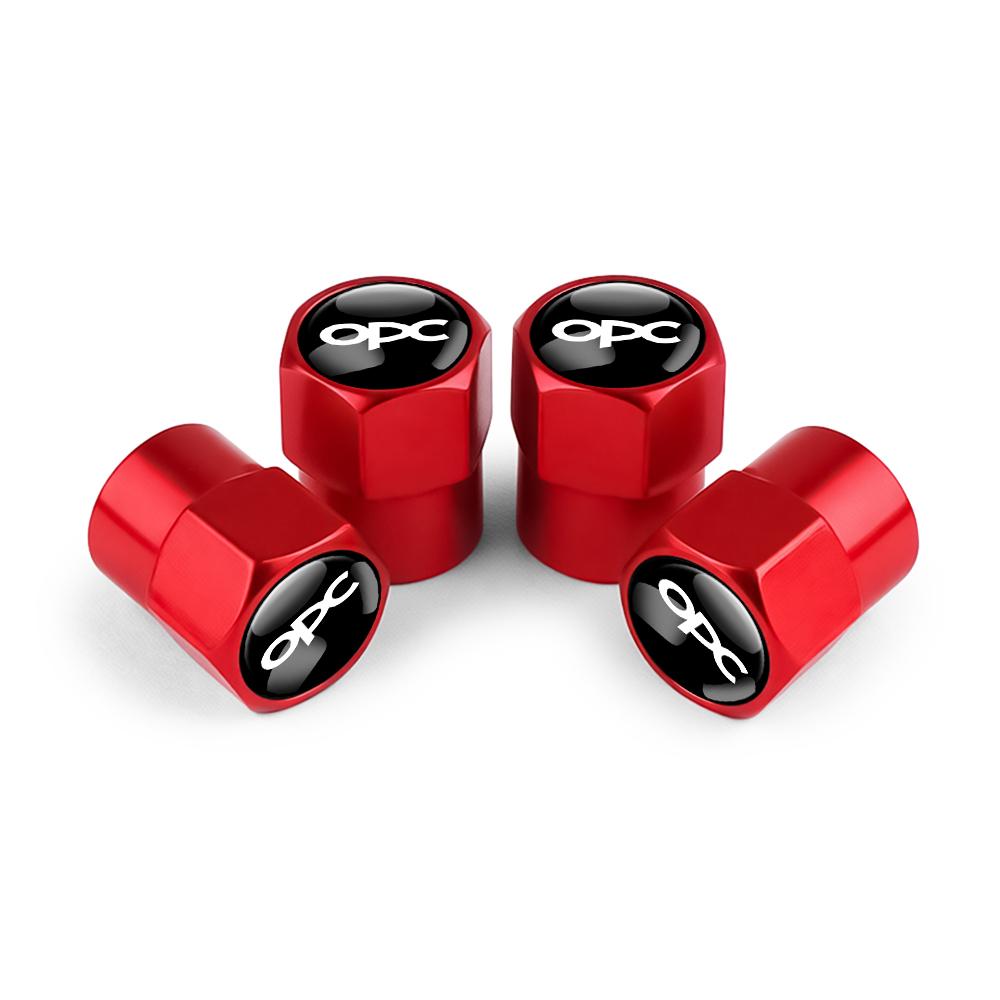 4Pcs Aluminium Alloy Car Styling Wheel Valve Caps Cover Auto Accessories For Opel Opc Astra K Vivaro Corsa Zafira Insignia Mokka  RX3