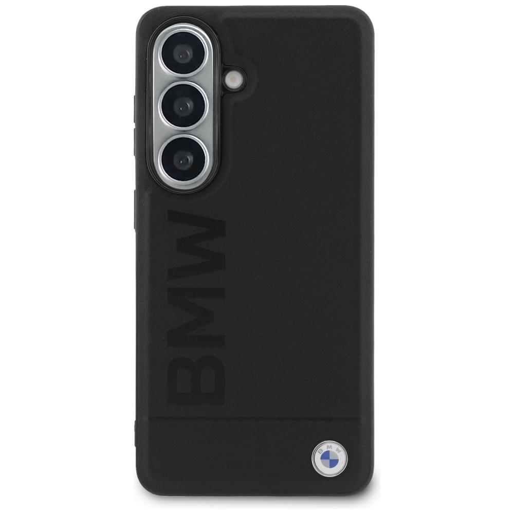 BMW Leather Hot Stamp MagSafe Case for Samsung Galaxy S26+ Black