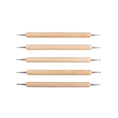 Silicone Artist Clay Tool Kit Handmade Wooden Moulding Pottery Accessories