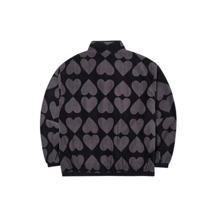 New Era SS24 Reversible Heart Loose Long Sleeve Jacket Unisex jackets Black 14187300