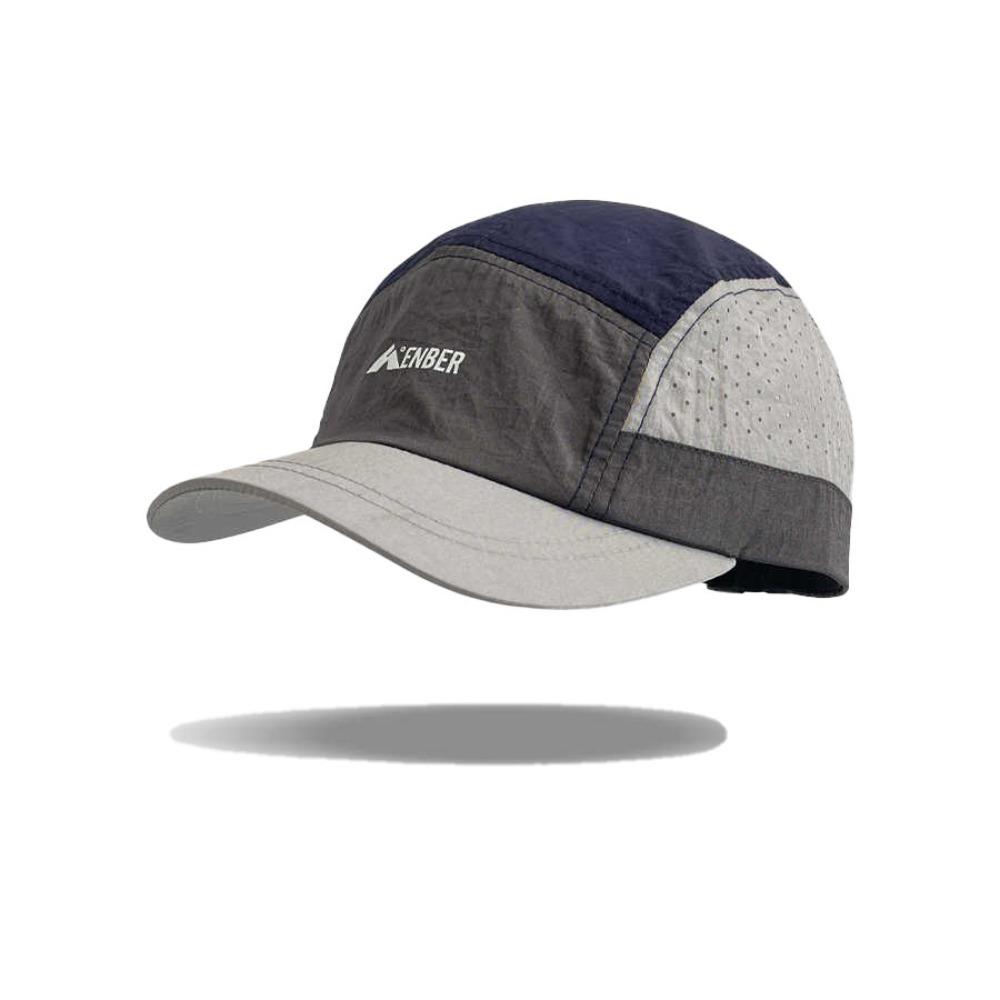 Quick-Drying Baseball Cap 5-Panel Design Summer Cap Retro Sun Hat  Men and Women серый