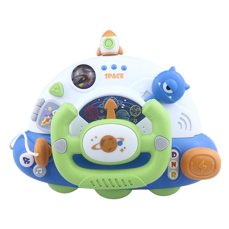 

Детская ручка-отвёртка на космическую тематику, развивает моторику кончиков пальцев и общую моторику, воображение и музыкальный слух (зеленый)