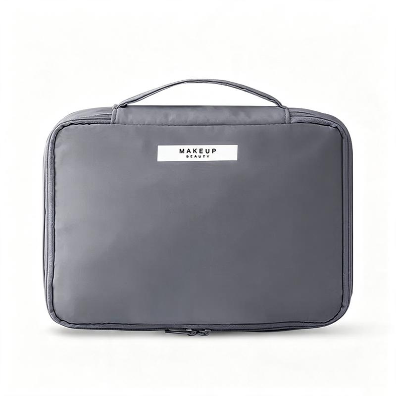 Index Portable Ladies Appearance High Cosmetic Bag Largecapacity Travel Washing Bag Threedimensional Makeup Storage Bag