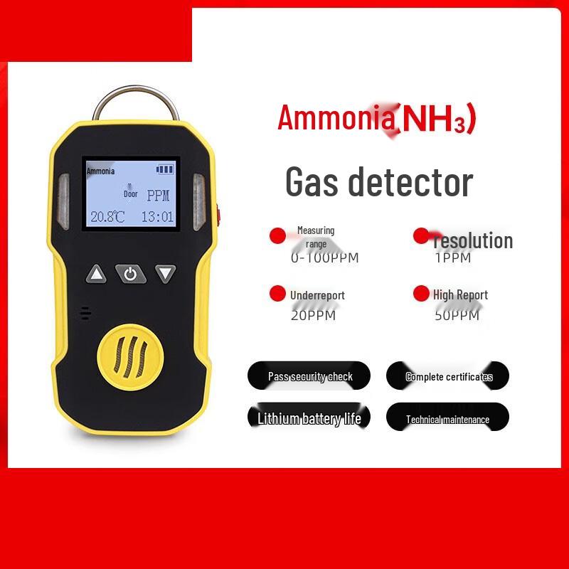 CHUGOUXIANG Ammonia (NH3) Gas Detector CN plug (adapter included)