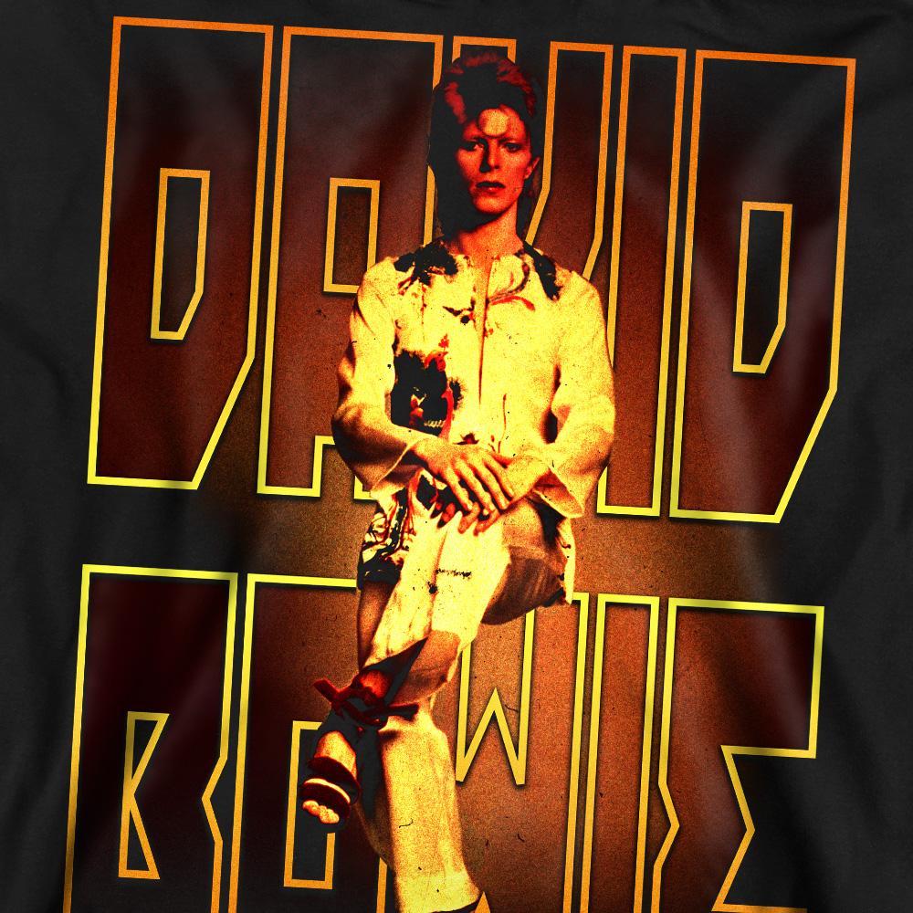 David Bowie Unisex Adult Perched Sweatshirt