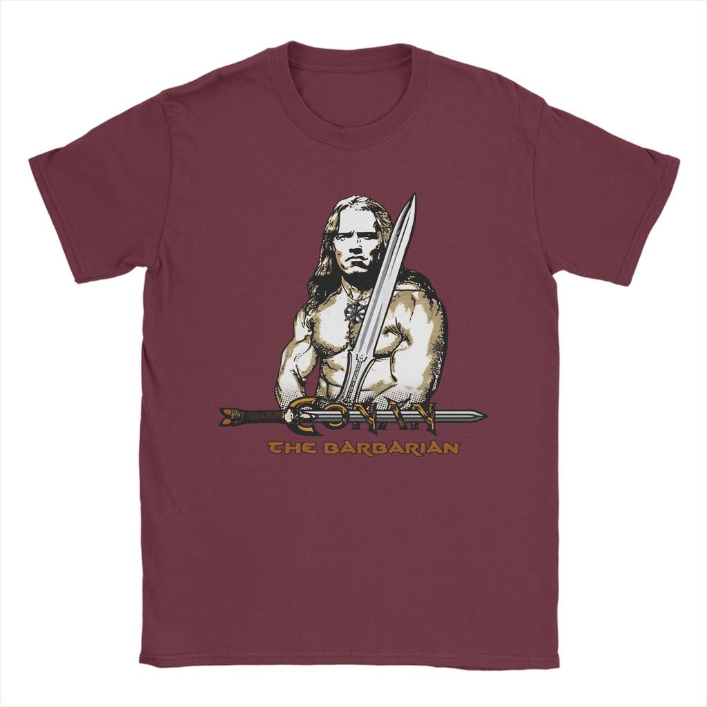 Conan The Barbarian T Shirt Unisex Cotton Funny TShirts O Neck  Tees Short Sleeve Clothing Gift Idea