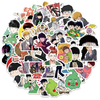 52 New Anime 100% Graffiti Stickers Computer Water Cup Suitcase Guitar Notebook DIY Stickers