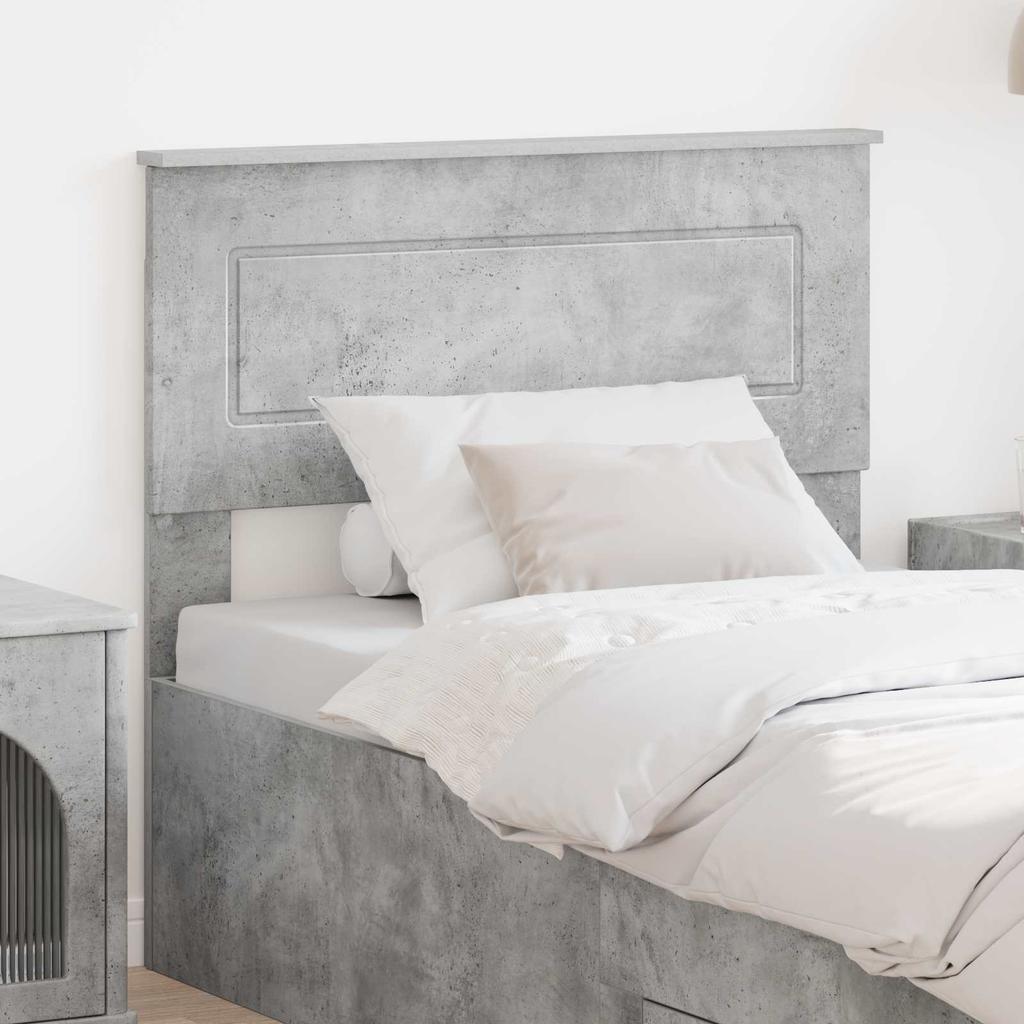 Headboard Concrete Grey Particleboard
