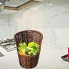 Imitation Rattan Storage Basket Woven Rustic Display Handwoven Decorative for Tabletop Picnic