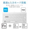ELECOM Keyboard Wired Pantograph Mini Keyboard White TK-FCP096WH