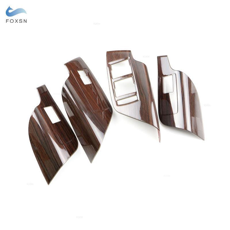 For Buick Regal 2009 2010 2011 2012 2013 2014 2015 2016 Door Window Switch Lifter Control Panel Cover Trim LHD Mahogany style