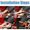 10-50PCS Anti Skid Snow Chains Car Winter Tire Chains Double Grooves Emergency Outdoor Snow Tire Wheels Protector Accessories