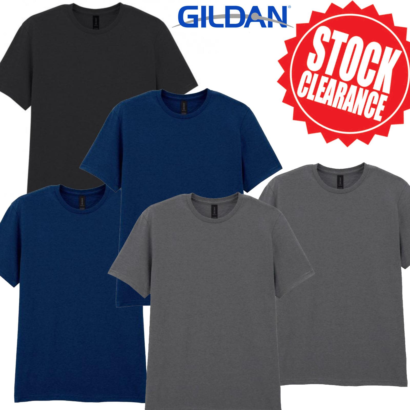 

Plain T-Shirt Mens Womens Tees Top – Gildan Softstyle Ring-Spun Cotton Tee | Up To 3 Pack S