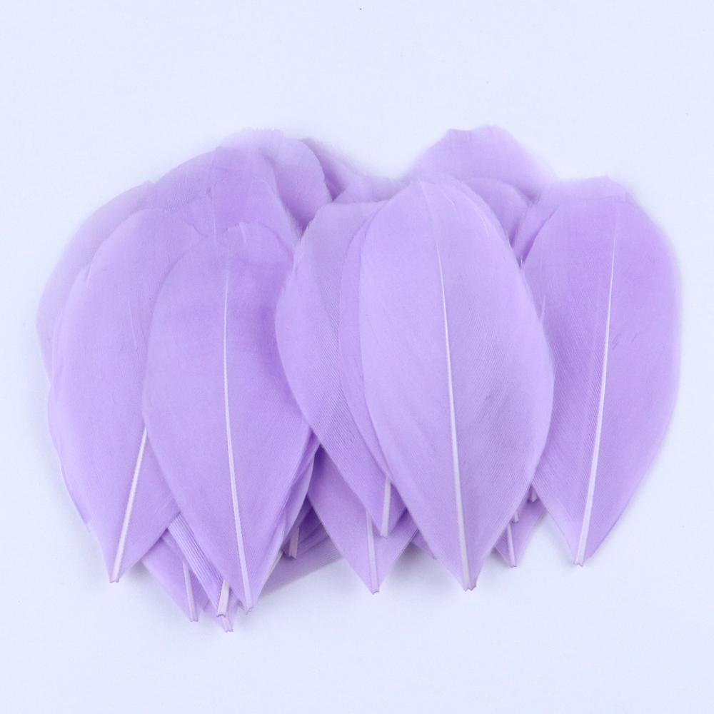 

Colored Goose Feathers Bulk 5-8cm Natural Mini Feather for Crafts DIY Jewelry Making Dream catcher Pendant Plume Decor 500PCS светло-фиолетовый