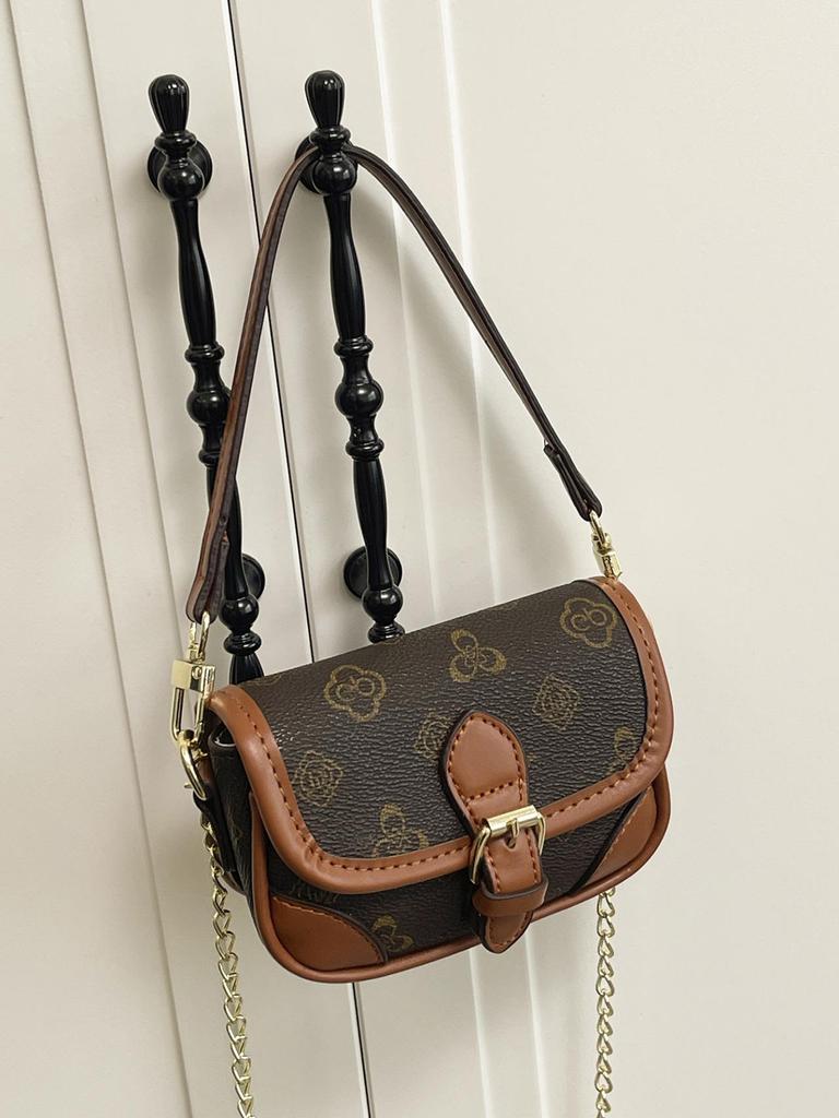 Detská crossbody taška: 2025 Európska a Americká Reťazová Mini Podpazušná Taška cez Rameno pre Dievčatá