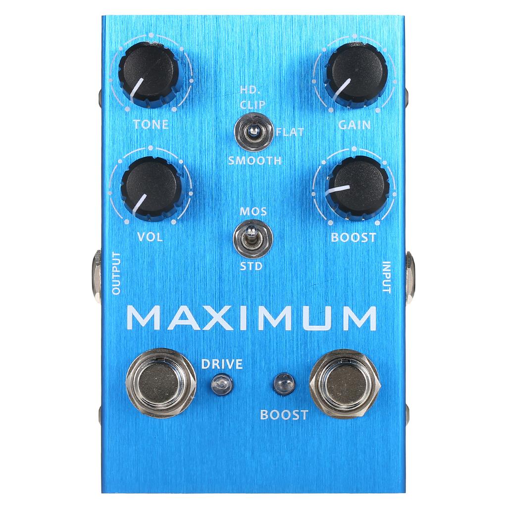 IRIN Overdrive Guitar Effect Pedal 2 Toggle Mode Switch Tone Gain Volume Boost Controls for Electric Guitar   MAXIMUM