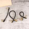 Anti-Noise Guitar Patch Cable 15/20/30Cm 1/4" Right Angle Oxygen-Free Audio Line For Guitar Effects Pedal Instruments Jack Plug