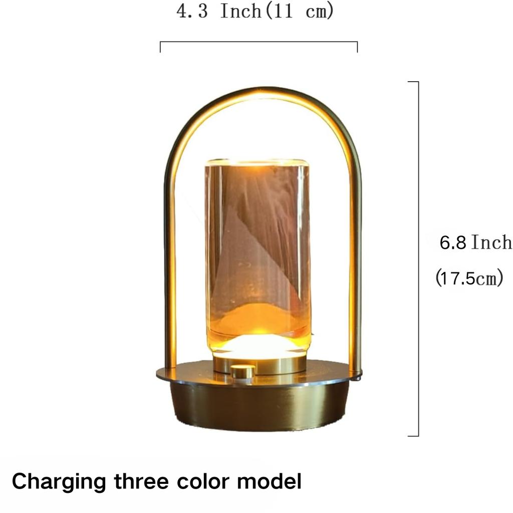 LED touch light, USB charging light, night light, ambient light, suitable for restaurant, bar, party decoration, New Year gifts,