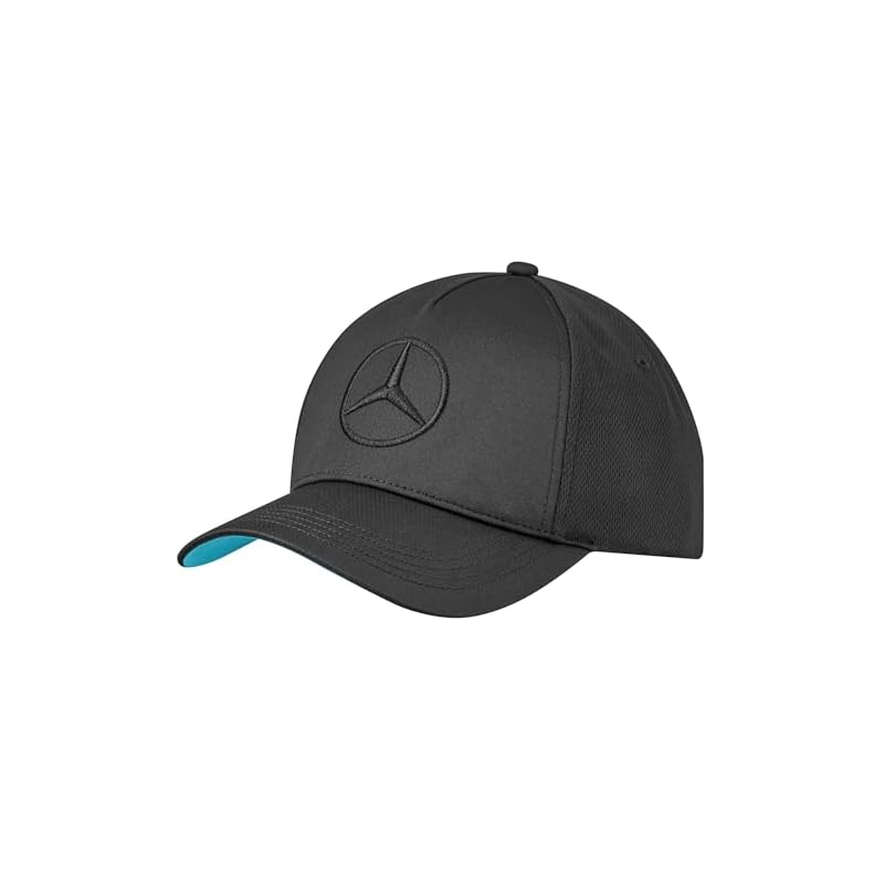 [Mercedes-Benz Collection] Genuine Cap, Black with Turquoise Undervisor