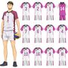 Haikyuu Shiratorizawa Academy Volleyball Costume Breathable Sports Suit Set