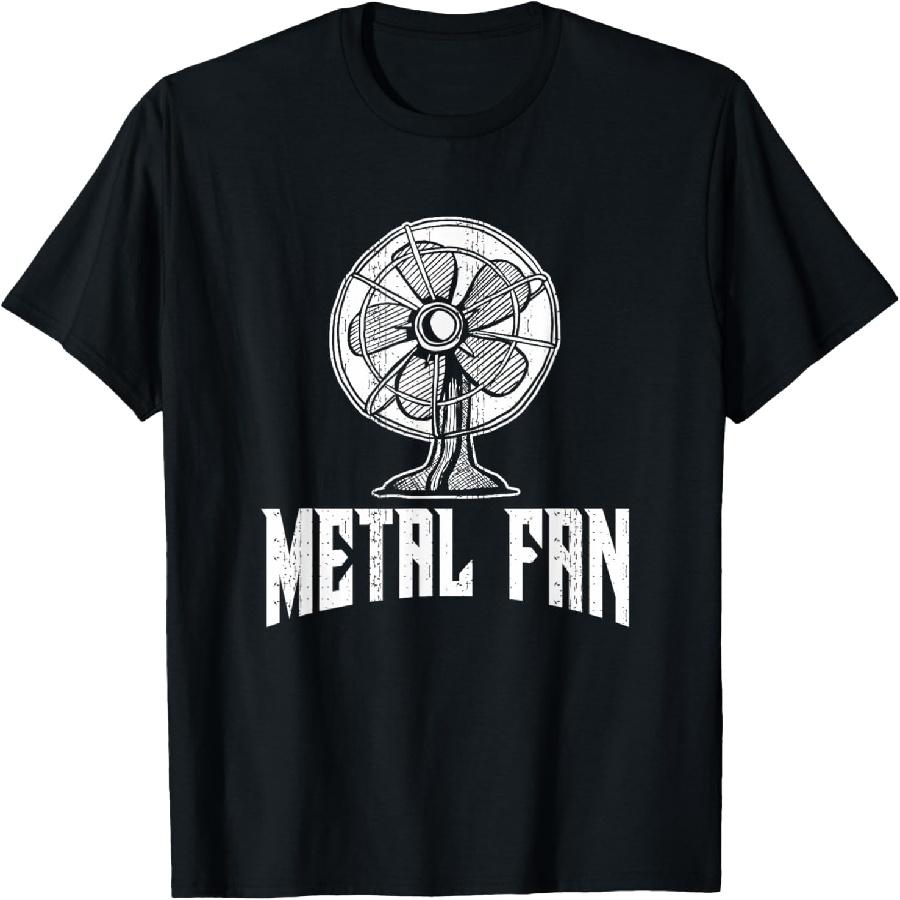 Metal Fan Funny ventilator Rock & Heavy Metal Fun T-Shirt S
