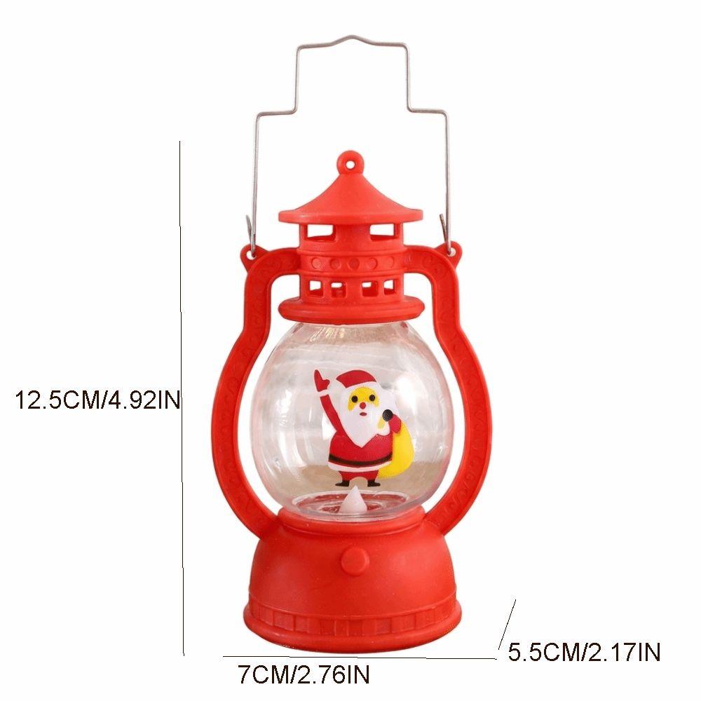 Durable Christmas Wind Lamp Santa Claus Desktop Christmas Lamp Christmas Lantern Window Display