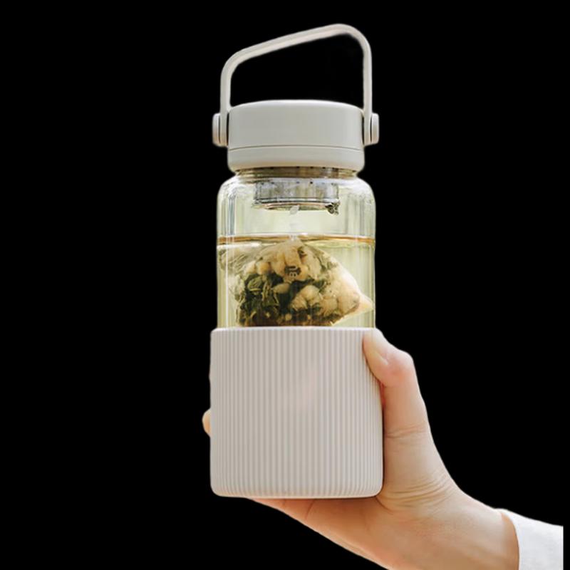 BeiDing High Borosilicate Glass Water Bottle 630ml