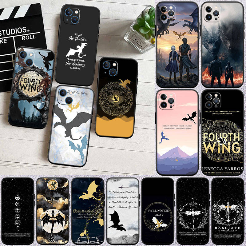 IR9 Fourth Wing Phone Shell for Samsung S20 S21 S22 S23 S24 FE Ultra Plus Lite S21S A55 A07 A17 F06 F16 M06 M16 M56 A36