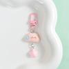 Adorable Cloud Keychain - Soft, Realistic, and Popular Backpack Accessory for Best Friends and Couples