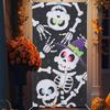 Halloween Front Door Decoration Skull Pumpkin Blood Hand Large Door Cover Banner for Home Happy Halloween Party Decoration 2025