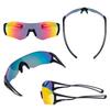 sports sunglasses EIGHT8 for track and ball and MBK Red Shadow Mirror x [SWANS] Japanese-made E-NOX marathon, running, field, sports, cycling.