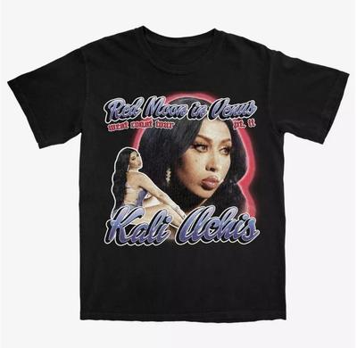 Nach dem Sturm Kali Uchis Sänger Baumwolle Unisex Schwarzes t-shirt alle Größe AN003