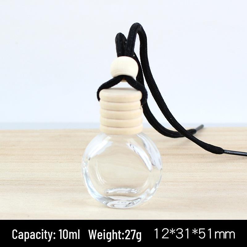 Car Glass Aromatherapy Lanyard for Air Vent - Refillable Perfume Bottle