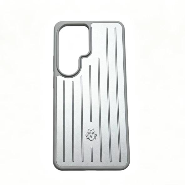 Elegante Lusso Business Valigia Rimowa Custodia per Telefono Per Samsung Galaxy S26 Ultra Lega di Alluminio Pannello Posteriore Ice-Sense Custodia Protettiva Completa per Telefono Con Scatola