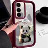 Lovely Baby Panda Pattern Case For Samsung Galaxy A57 A37 A17 A56 A36 A26 A16 5G A55 A35 A15 A54 S21 FE S22 S23 S24 Plus S25 Edge S26 Ultra Cover
