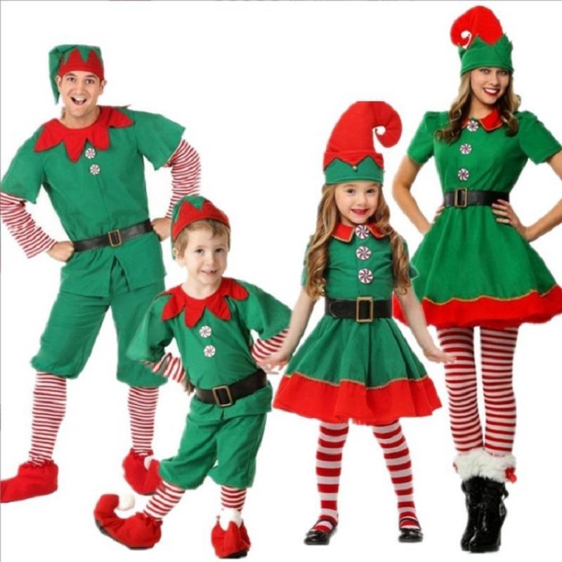 Christmas Elf Stage Show, Masquerade Party Costumes, Holiday Costumes