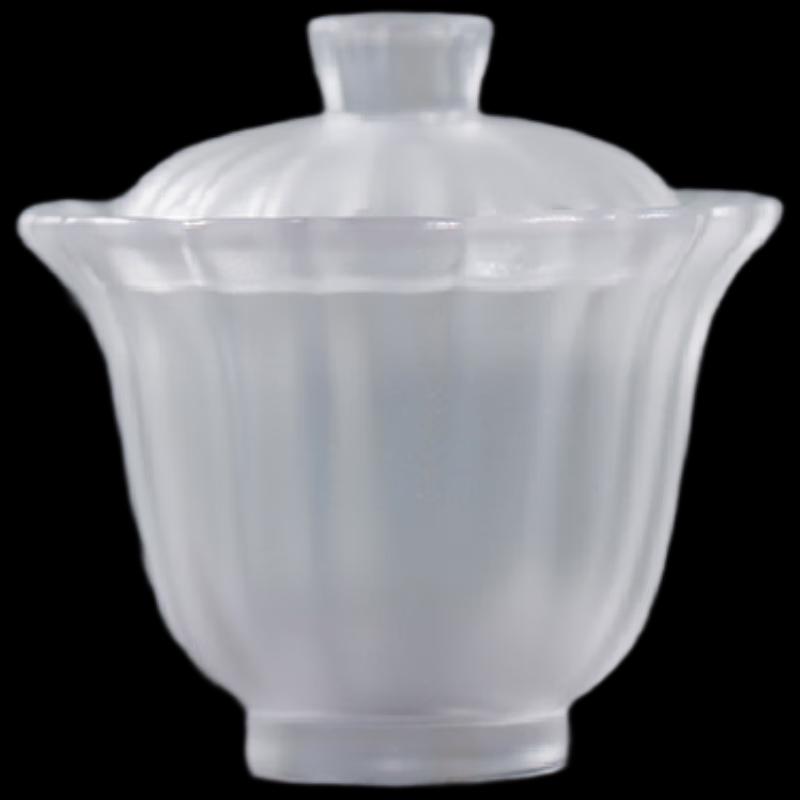 XINYUANTANG Transparent Colored Glass Gaiwan