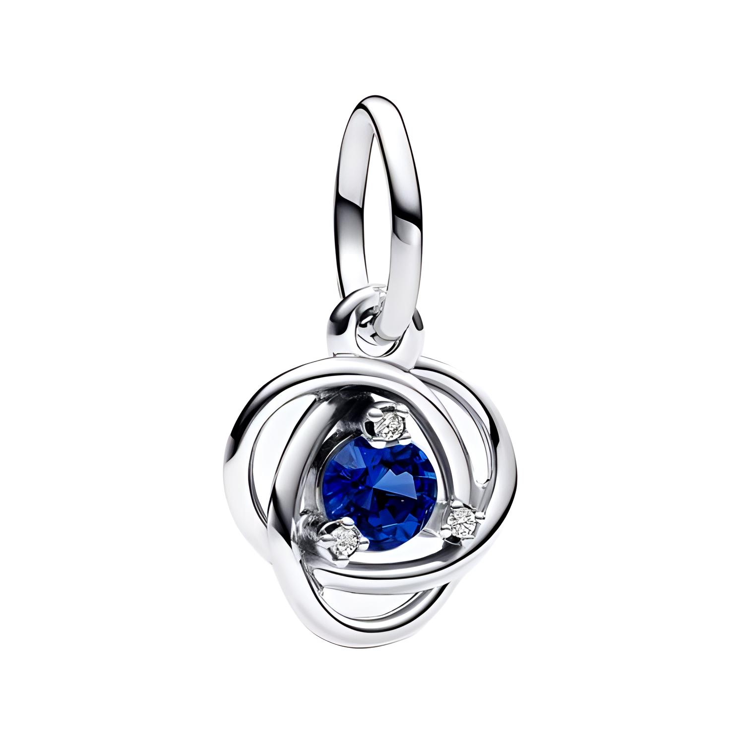 Pandora Birthstone Round Ring Pendant Women pendant Silver 793125C09 F,Silver