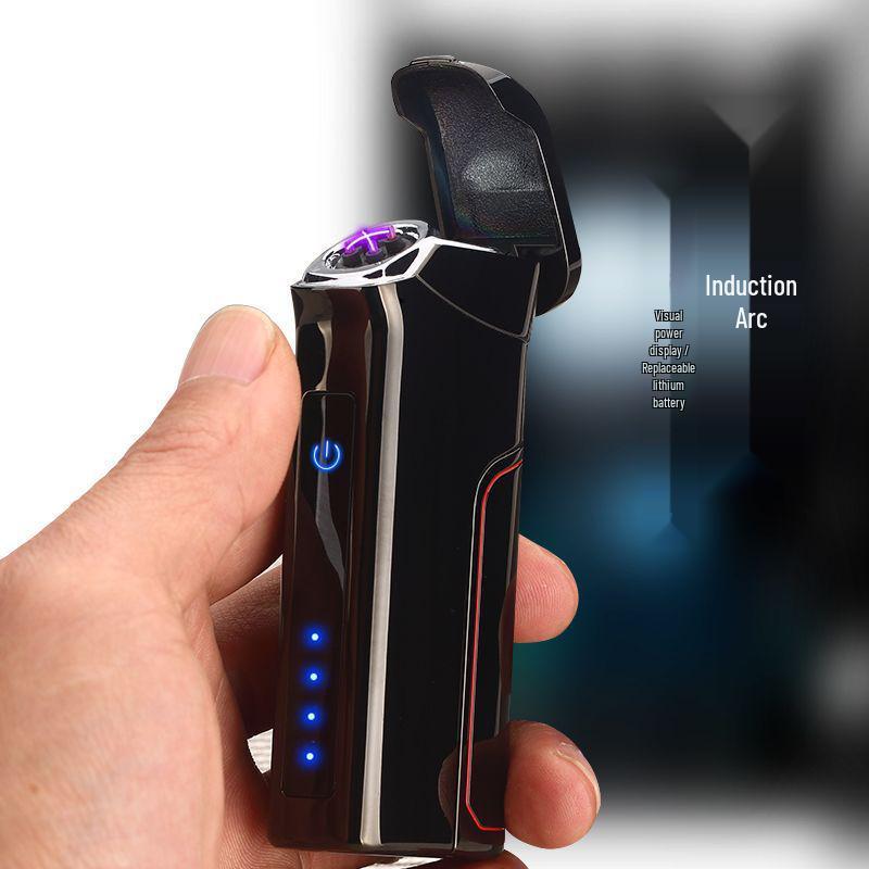 Mercedes Electronic Lighter with USB Power Display and Large Capacity Battery