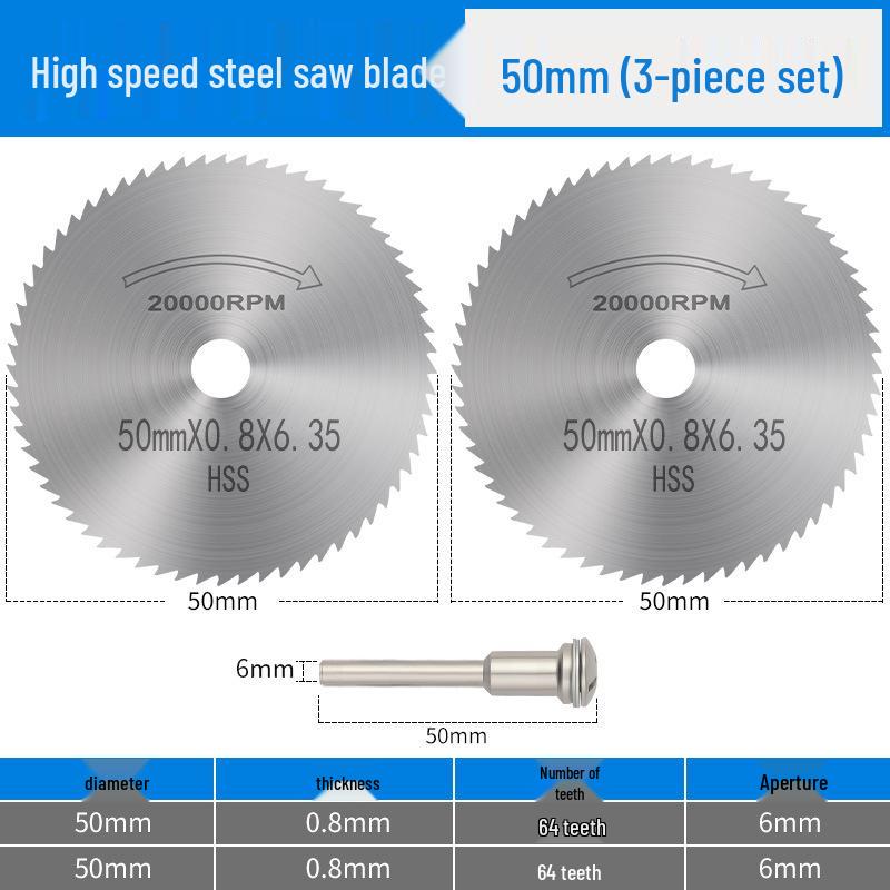 High-Speed Steel Circular Saw Blade Set for Electric Grinders and Drills