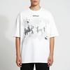 Streetwear Dancing Shadows Graphic T-Shirt Cotton Tshirt Unisex Tops Tees Summer Short Sleeves T Shirt