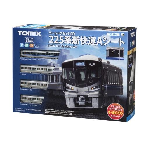 TOMIX N Gauge Basic Set SD 225 Series Special Rapid Service A Seat 90191 Model Train Beginner Set
