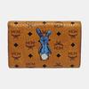 [Pre-Owned] Small Coated Canvas Monogram Card Holder In Cognac Color With Gold Hardware - Very Good #1EW5A2K