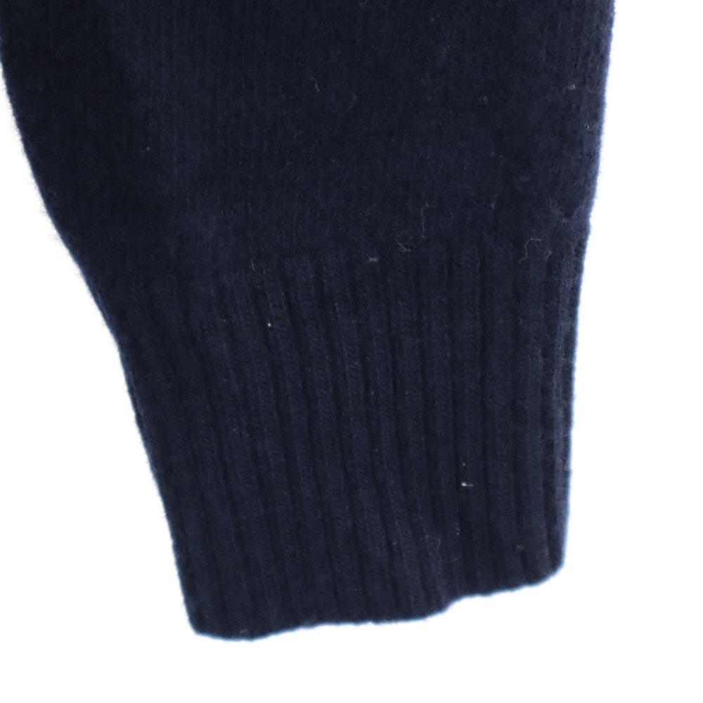 MARNI Made in Italy Virgin Wool Long sleeve sweater 44 Navy knit Women Used