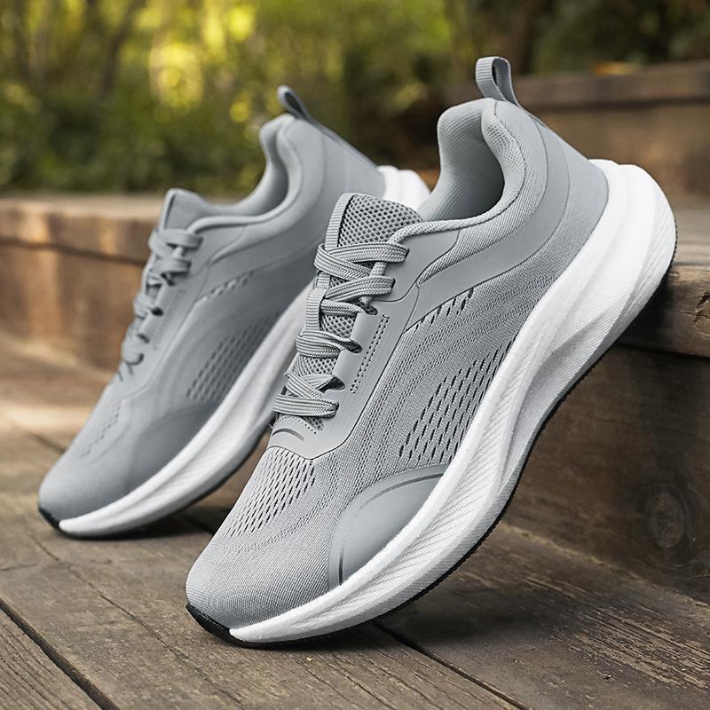 Wide Foot Outdoor Sneakers Men's Outdoor Hiking Shoes Running Walking Shoes Casual Tennis Shoes