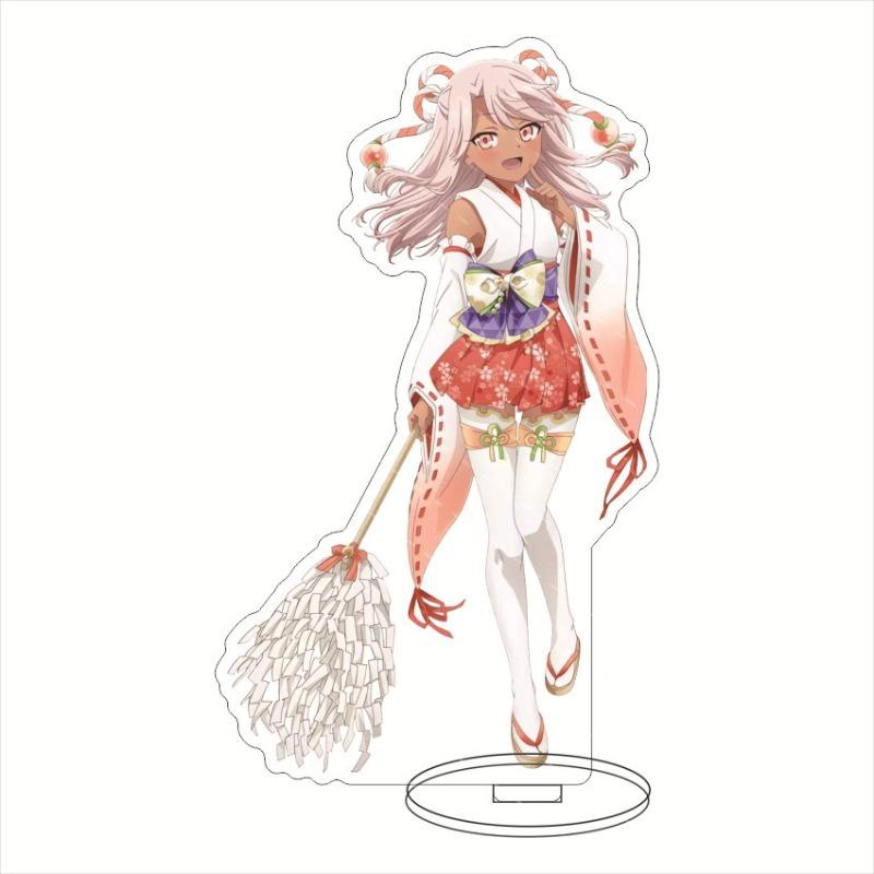 Fate Kaleid Liner Anime Peripheral Illya Chloe Miyu Acrylic Figure Stand Desktop Decoration Kawaii Collect Gift Toy