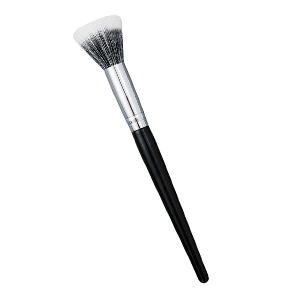 Pincel para Blush Cerdas de Lã Macias e Densas Pincel de Maquiagem Multifuncional para Casa e Viagem